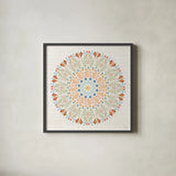 Harvest Whimsy XI by Dina June. Shown in a sleek black glass frame for a contemporary gallery look. Available as an archival giclee rolled canvas, fine art paper, or poster print. SKU 91930a.