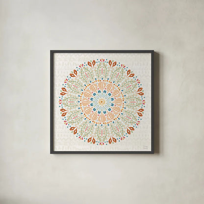 Harvest Whimsy XI by Dina June. Shown in a sleek black glass frame for a contemporary gallery look. Available as an archival giclee rolled canvas, fine art paper, or poster print. SKU 91930a.