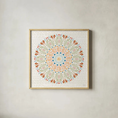 Harvest Whimsy XI by Dina June. Shown in a natural wood glass frame for a timeless modern aesthetic. Available as an archival giclee rolled canvas, fine art paper, or poster print. SKU 91930a.