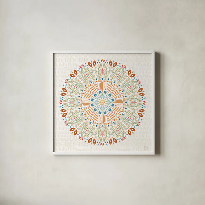 Harvest Whimsy XI by Dina June. Shown in a crisp white glass frame for a clean and minimalist style. Available as an archival giclee rolled canvas, fine art paper, or poster print. SKU 91930a.