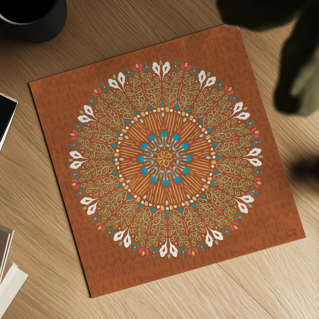 Harvest Whimsy XI Color by Dina June. Shown as a detailed flat fine art print, highlighting archival giclee quality. Available as an archival giclee rolled canvas, fine art paper, or poster print. SKU 91932a.