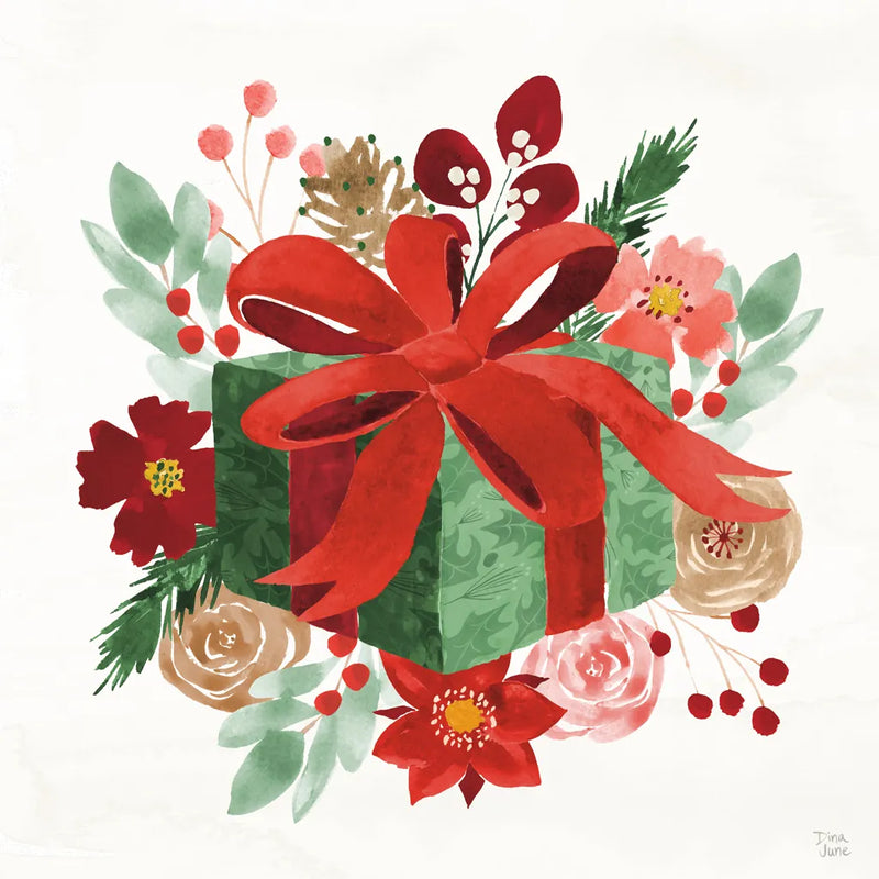 Holiday Harmony I by Dina June. SKU 102164a. Archival Giclee Fine art print for wall decor.