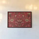 Holiday Lore I by Dina June. shown as a paper print in a black flame. Available as a archival giclee rolled canvas, fine art paper, or poster print. SKU 97159i.