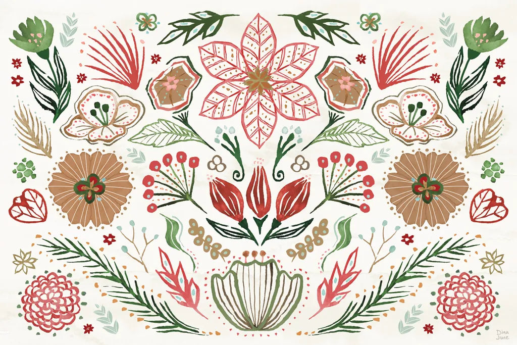 Holiday Lore I Light by Dina June. SKU 97160i. Archival Giclee Fine art print for wall decor.