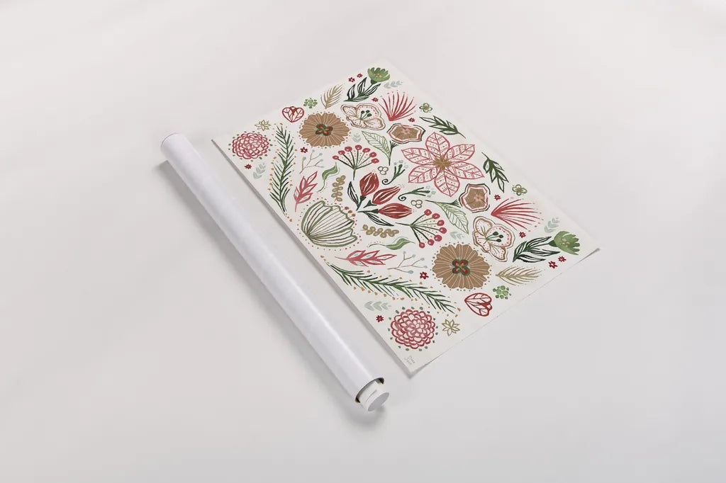 Holiday Lore I Light by Dina June. shown as a rolled paper print. Available as archival giclee rolled canvas, fine art paper, or poster print. SKU 97160i.