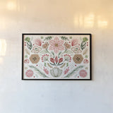 Holiday Lore I Light by Dina June. shown as a paper print in a black flame. Available as a archival giclee rolled canvas, fine art paper, or poster print. SKU 97160i.