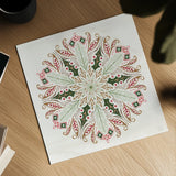 Holiday Lore VI by Dina June. Shown as a detailed flat fine art print, highlighting archival giclee quality. Available as an archival giclee rolled canvas, fine art paper, or poster print. SKU 97169a.