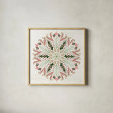 Holiday Lore VI by Dina June. Shown in a natural wood glass frame for a timeless modern aesthetic. Available as an archival giclee rolled canvas, fine art paper, or poster print. SKU 97169a.