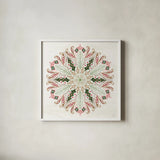 Holiday Lore VI by Dina June. Shown in a crisp white glass frame for a clean and minimalist style. Available as an archival giclee rolled canvas, fine art paper, or poster print. SKU 97169a.