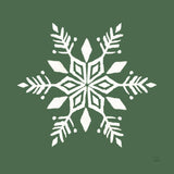 Holiday Ride Snowflake II by Dina June. SKU 65419a. Archival Giclee Fine art print for wall decor.