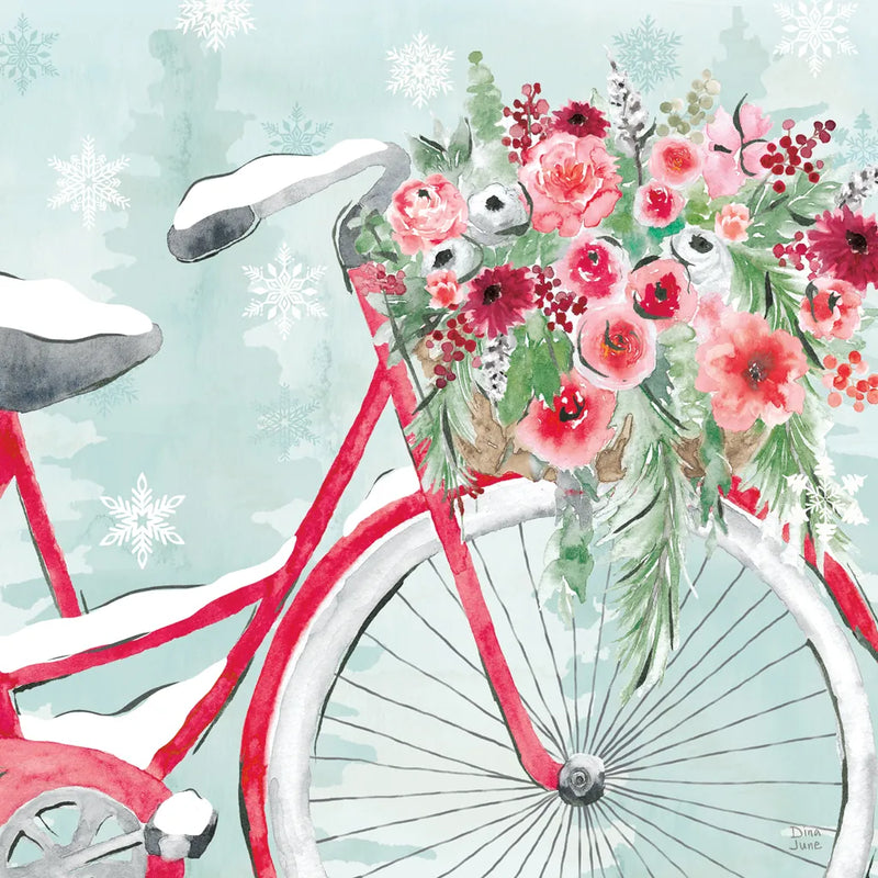 Holiday Ride V by Dina June. SKU 63618a. Archival Giclee Fine art print for wall decor.