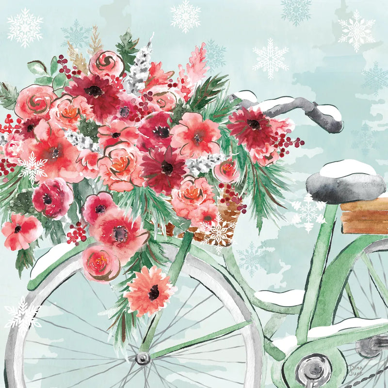 Holiday Ride VI by Dina June. SKU 63619a. Archival Giclee Fine art print for wall decor.