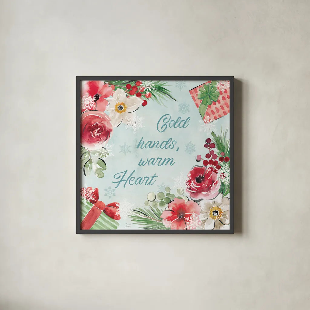 Holiday Ride VIII by Dina June. Shown in a sleek black glass frame for a contemporary gallery look. Available as an archival giclee rolled canvas, fine art paper, or poster print. SKU 63621a.