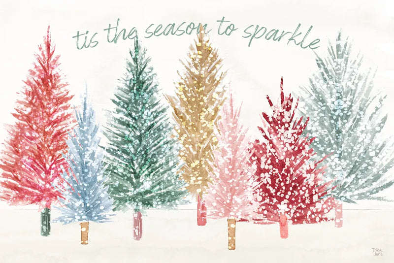 Holiday Sparkle I by Dina June. SKU 78584i. Archival Giclee Fine art print for wall decor.