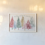 Holiday Sparkle I by Dina June. shown as a paper print in a white frame. Available as a archival giclee rolled canvas, fine art paper, or poster print. SKU 78584i.