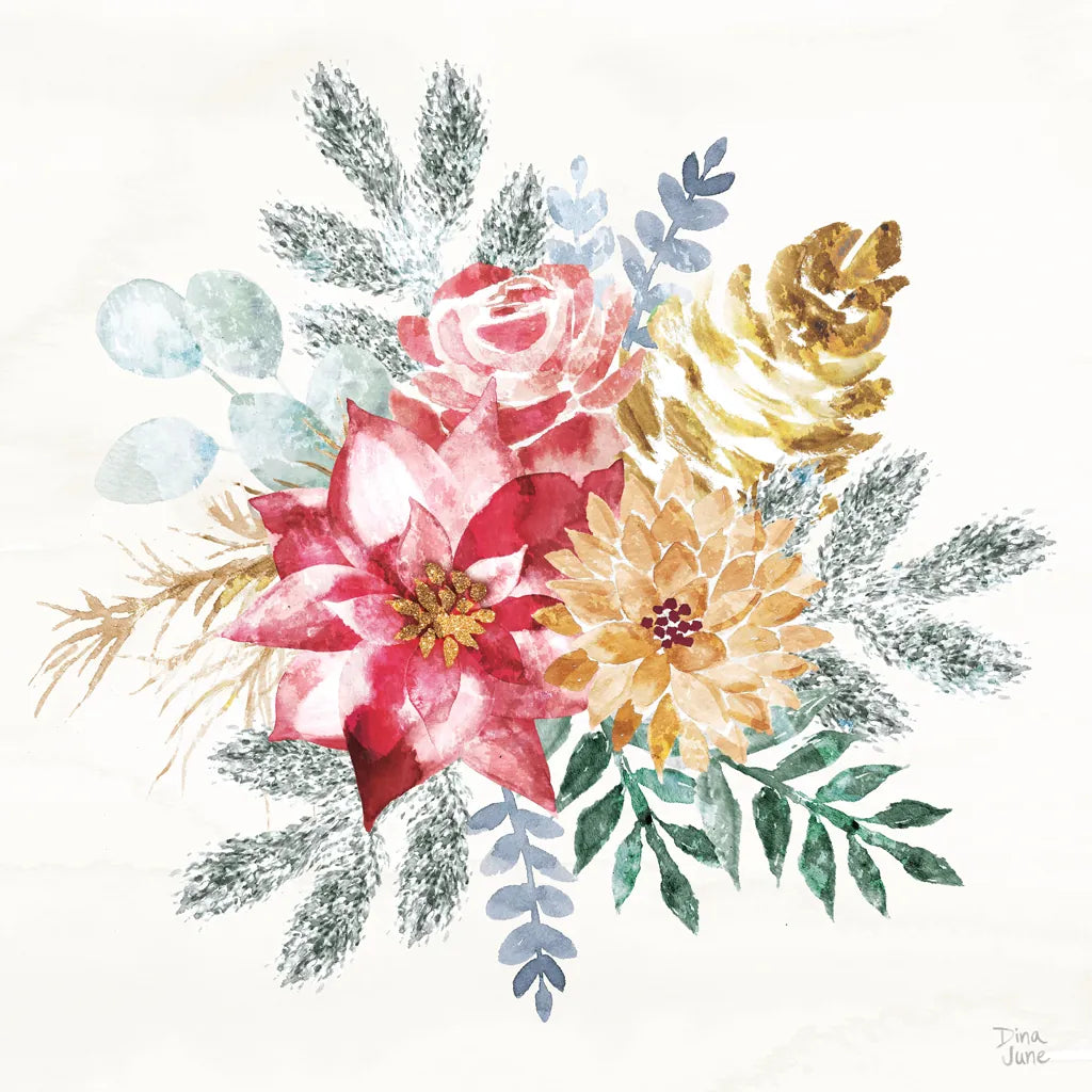 Holiday Sparkle II by Dina June. SKU 78585a. Archival Giclee Fine art print for wall decor.