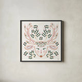 Holiday Sparkle IX by Dina June. Shown in a sleek black glass frame for a contemporary gallery look. Available as an archival giclee rolled canvas, fine art paper, or poster print. SKU 78592a.