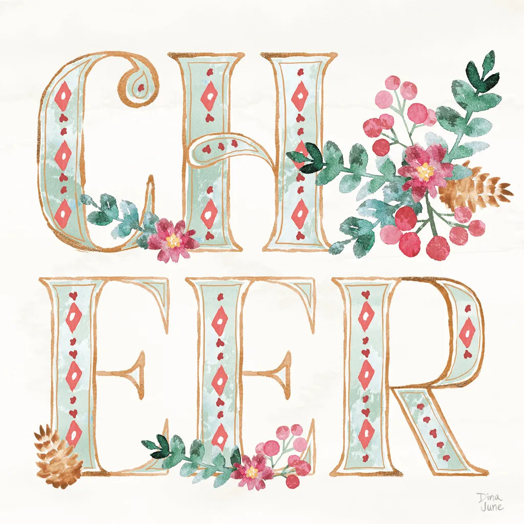 Holiday Sparkle VI by Dina June. SKU 78589a. Archival Giclee Fine art print for wall decor.