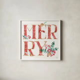 Holiday Sparkle VII by Dina June. Shown in a crisp white glass frame for a clean and minimalist style. Available as an archival giclee rolled canvas, fine art paper, or poster print. SKU 78590a.