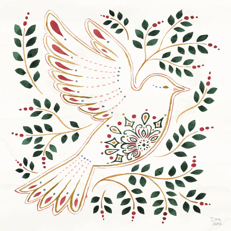 Holiday Sparkle VIII by Dina June. SKU 78591a. Archival Giclee Fine art print for wall decor.
