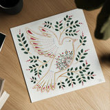 Holiday Sparkle VIII by Dina June. Shown as a detailed flat fine art print, highlighting archival giclee quality. Available as an archival giclee rolled canvas, fine art paper, or poster print. SKU 78591a.