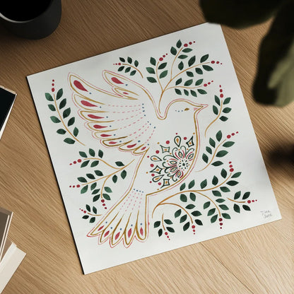 Holiday Sparkle VIII by Dina June. Shown as a detailed flat fine art print, highlighting archival giclee quality. Available as an archival giclee rolled canvas, fine art paper, or poster print. SKU 78591a.