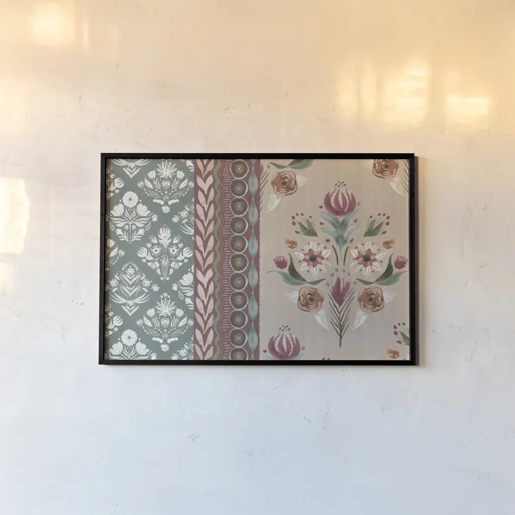 Impressions I by Dina June. shown as a paper print in a black flame. Available as a archival giclee rolled canvas, fine art paper, or poster print. SKU 97774i.