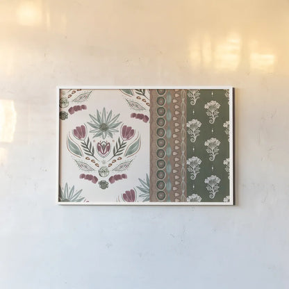 Impressions II by Dina June. shown as a paper print in a white frame. Available as a archival giclee rolled canvas, fine art paper, or poster print. SKU 97775i.