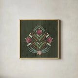 Impressions IV by Dina June. Shown in a natural wood glass frame for a timeless modern aesthetic. Available as an archival giclee rolled canvas, fine art paper, or poster print. SKU 97777a.