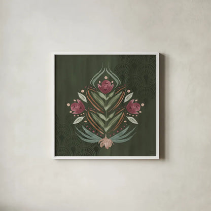 Impressions IV by Dina June. Shown in a crisp white glass frame for a clean and minimalist style. Available as an archival giclee rolled canvas, fine art paper, or poster print. SKU 97777a.