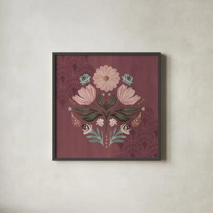 Impressions V by Dina June. Shown in a sleek black glass frame for a contemporary gallery look. Available as an archival giclee rolled canvas, fine art paper, or poster print. SKU 97778a.