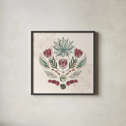 Impressions VI by Dina June. Shown in a sleek black glass frame for a contemporary gallery look. Available as an archival giclee rolled canvas, fine art paper, or poster print. SKU 97779a.