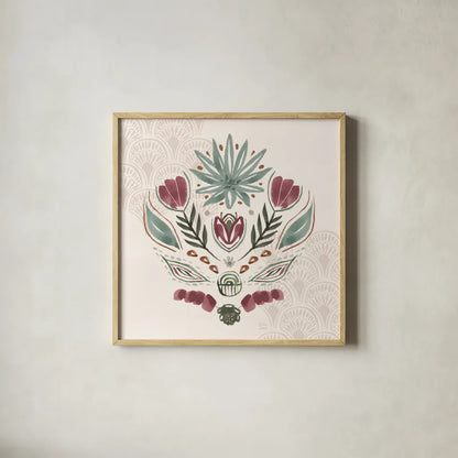 Impressions VI by Dina June. Shown in a natural wood glass frame for a timeless modern aesthetic. Available as an archival giclee rolled canvas, fine art paper, or poster print. SKU 97779a.