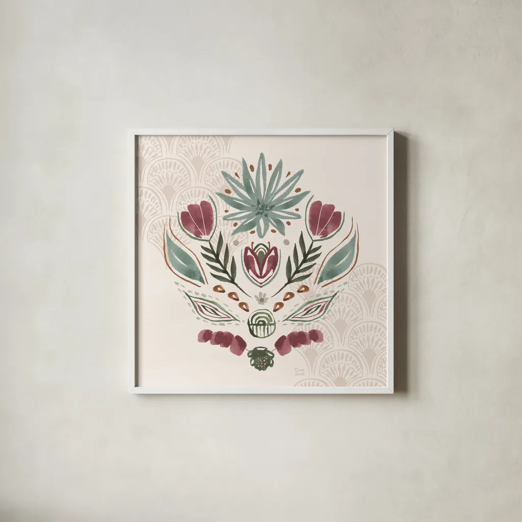 Impressions VI by Dina June. Shown in a crisp white glass frame for a clean and minimalist style. Available as an archival giclee rolled canvas, fine art paper, or poster print. SKU 97779a.