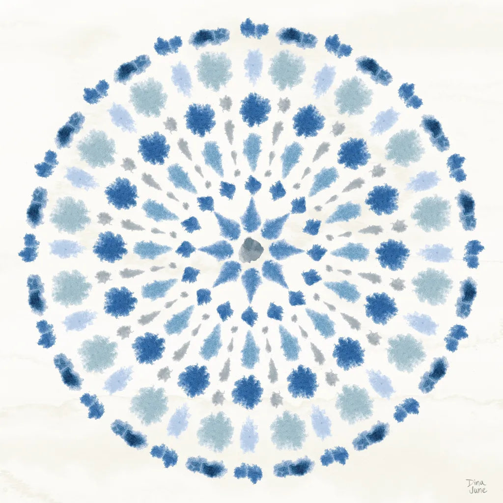 Indigo Splash II by Dina June. SKU 71921a. Archival Giclee Fine art print for wall decor.
