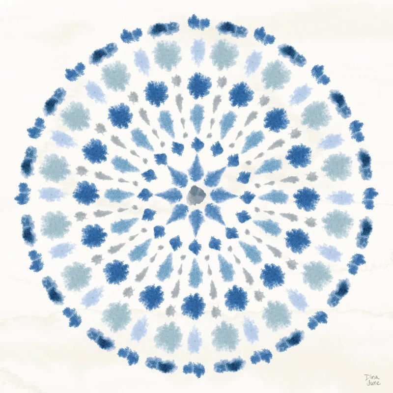 Indigo Splash II by Dina June. SKU 71921a. Archival Giclee Fine art print for wall decor.