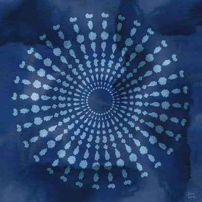 Indigo Splash V by Dina June. SKU 71924a. Archival Giclee Fine art print for wall decor.