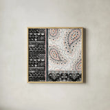 Kasbah Crush III by Dina June. Shown in a natural wood glass frame for a timeless modern aesthetic. Available as an archival giclee rolled canvas, fine art paper, or poster print. SKU 64294a.