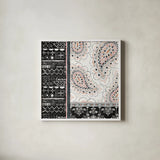 Kasbah Crush III by Dina June. Shown in a crisp white glass frame for a clean and minimalist style. Available as an archival giclee rolled canvas, fine art paper, or poster print. SKU 64294a.