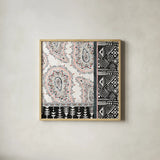 Kasbah Crush IV by Dina June. Shown in a natural wood glass frame for a timeless modern aesthetic. Available as an archival giclee rolled canvas, fine art paper, or poster print. SKU 64295a.