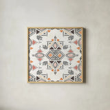 Kasbah Crush IX by Dina June. Shown in a natural wood glass frame for a timeless modern aesthetic. Available as an archival giclee rolled canvas, fine art paper, or poster print. SKU 64300a.