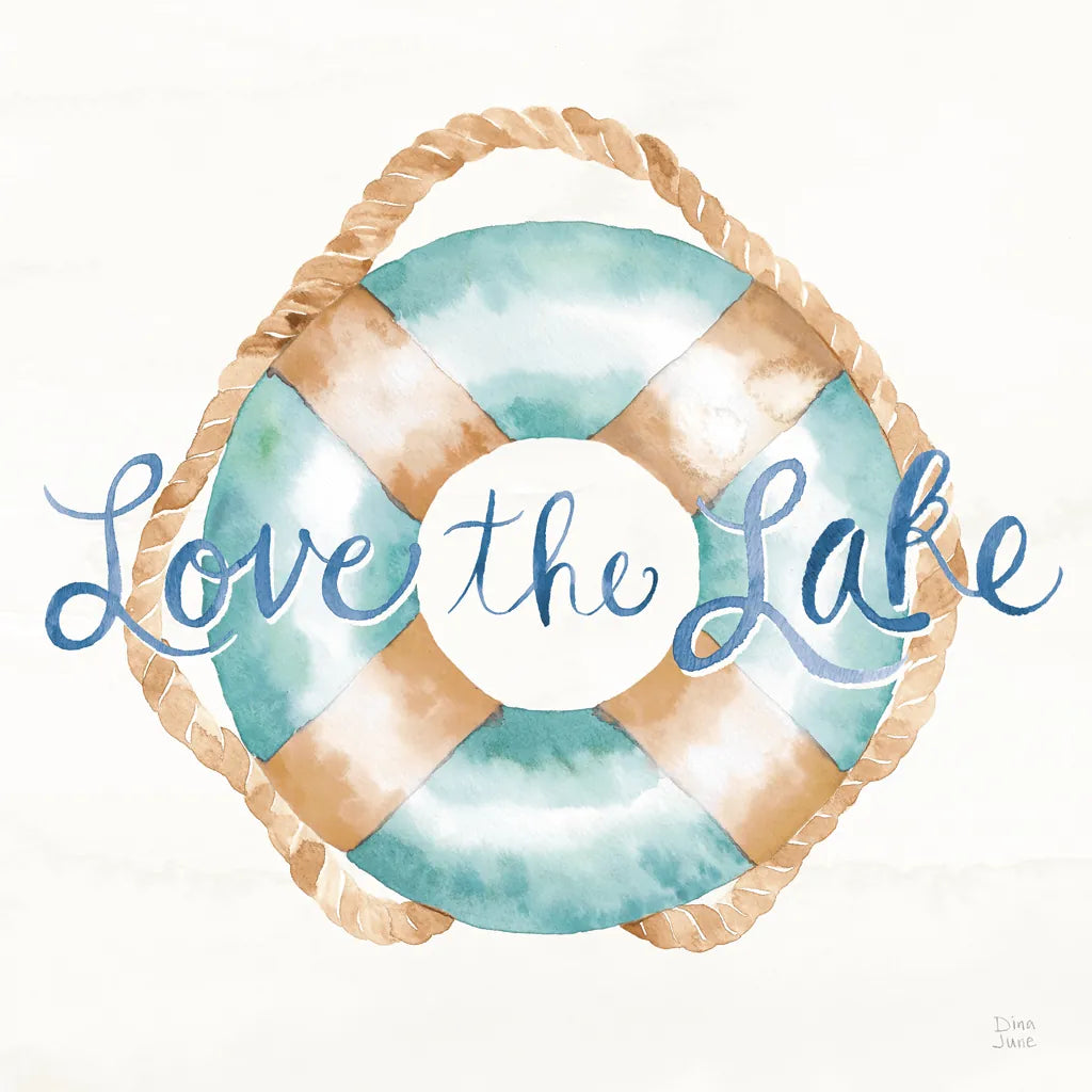 Lake Love VI by Dina June. SKU 67275a. Archival Giclee Fine art print for wall decor.