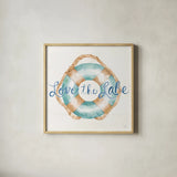 Lake Love VI by Dina June. Shown in a natural wood glass frame for a timeless modern aesthetic. Available as an archival giclee rolled canvas, fine art paper, or poster print. SKU 67275a.