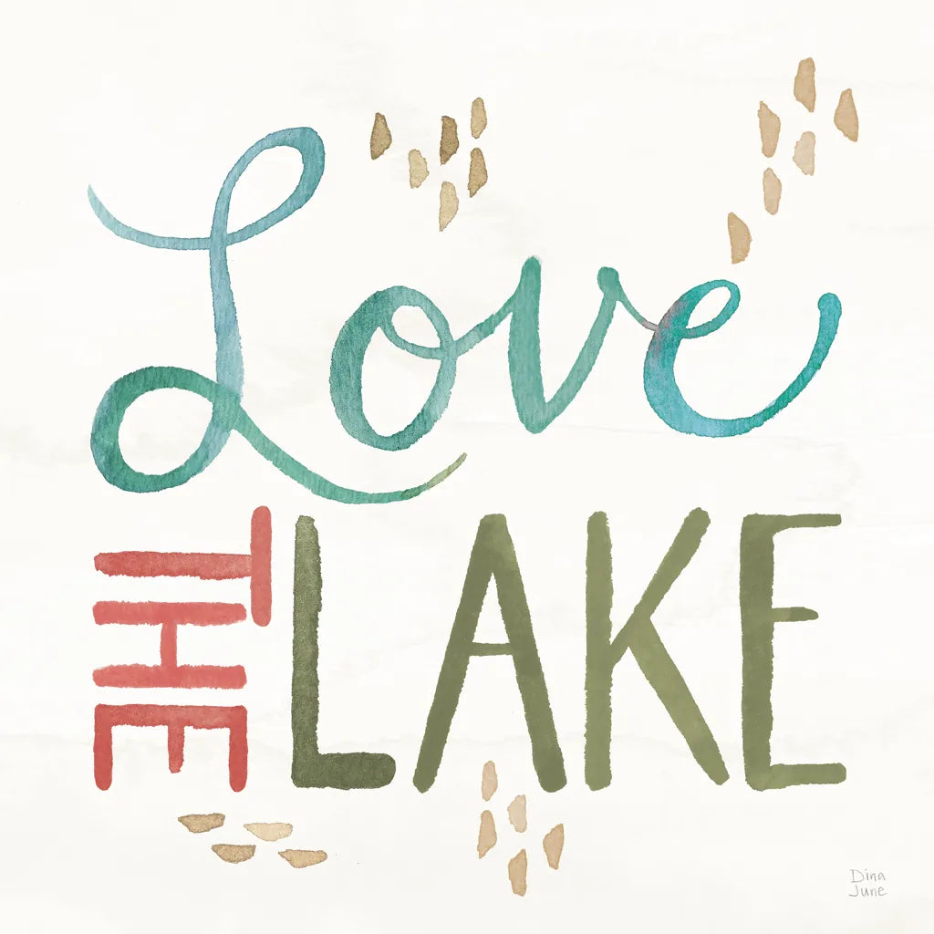 Lake Love VII by Dina June. SKU 67276a. Archival Giclee Fine art print for wall decor.