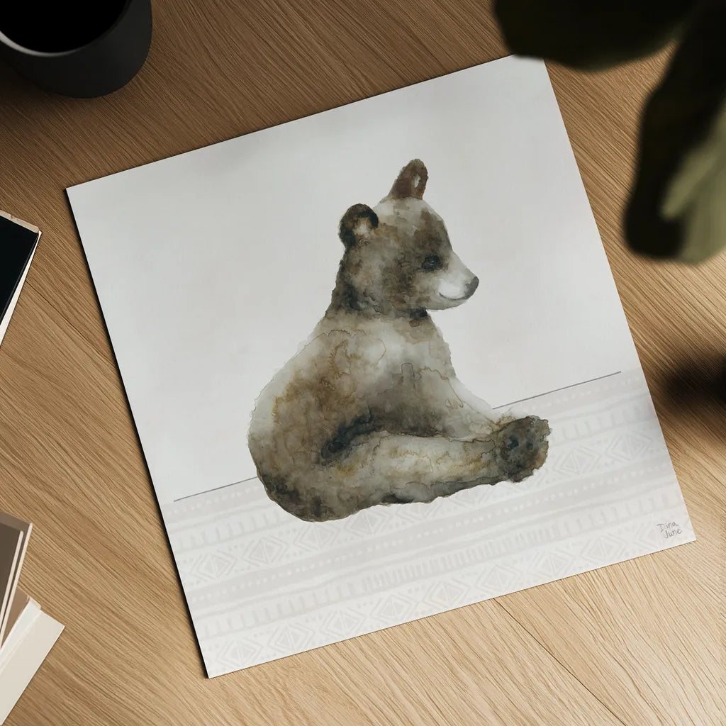 Little Animals I by Dina June. Shown as a detailed flat fine art print, highlighting archival giclee quality. Available as an archival giclee rolled canvas, fine art paper, or poster print. SKU 90259a.