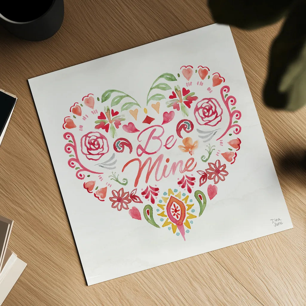 Love Always II by Dina June. Shown as a detailed flat fine art print, highlighting archival giclee quality. Available as an archival giclee rolled canvas, fine art paper, or poster print. SKU 74065a.