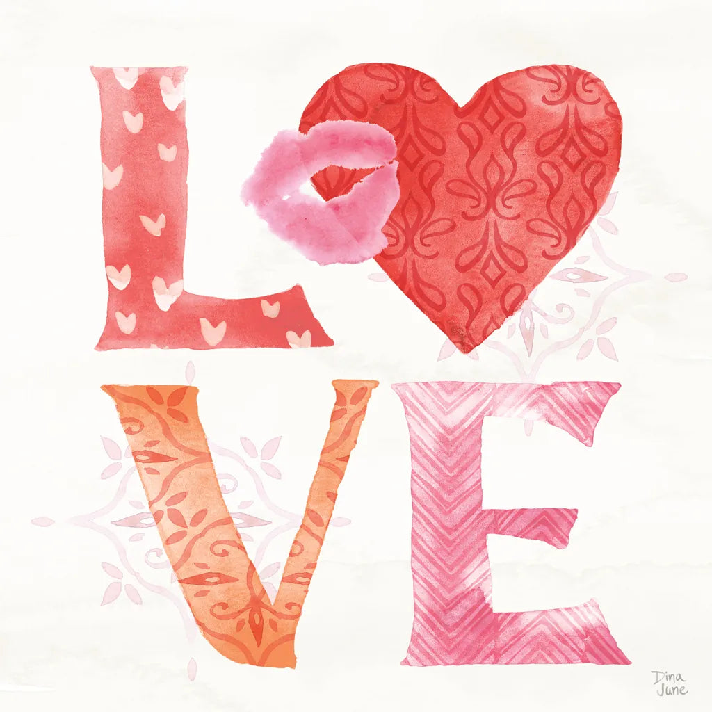 Love Always III by Dina June. SKU 74066a. Archival Giclee Fine art print for wall decor.