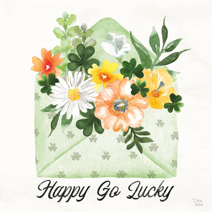 Lucky Charm I Happy by Dina June. SKU 89671a. Archival Giclee Fine art print for wall decor.