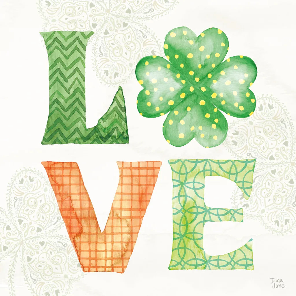 Lucky Charm II by Dina June. SKU 74635a. Archival Giclee Fine art print for wall decor.