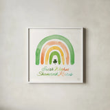 Lucky Charm III by Dina June. Shown in a crisp white glass frame for a clean and minimalist style. Available as an archival giclee rolled canvas, fine art paper, or poster print. SKU 74636a.
